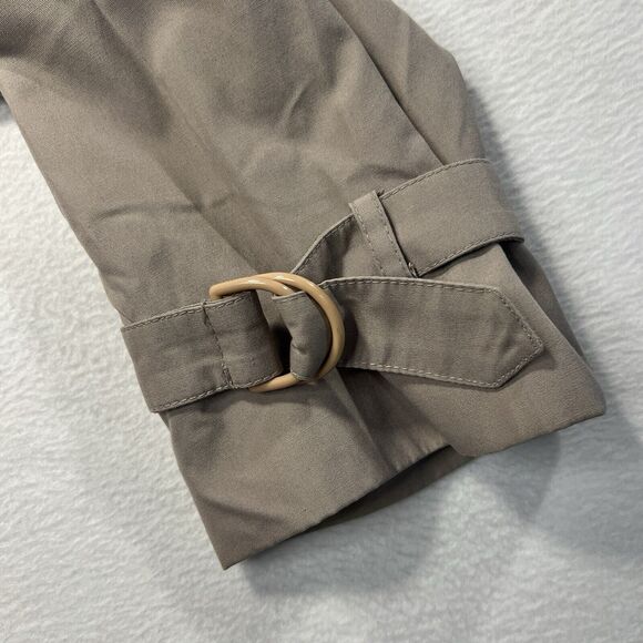 Vintage Fleet Street Rain/Shine Trench Coat In Tan Women’s Size 12 Length 42" - Picture 11 of 15